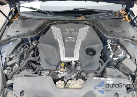 2018 Infiniti Q50 3.0T Red Sport 400 z USA, uszkodzony, nr VIN JN1FV7AR7JM480942